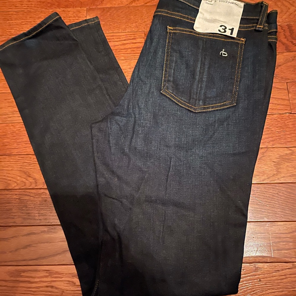 Rag and Bone Dark Wash Skinny Jean